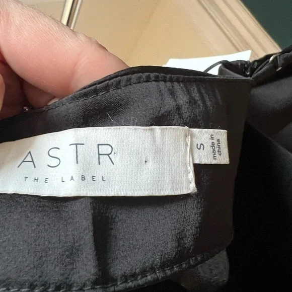 Astr Tricia Dress Black Revolve size small - Picture 6 of 6